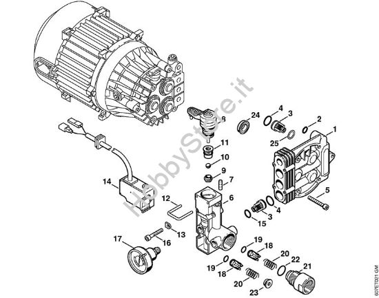 Unità  regolatrice di sicurezza Idropulitrice elettrica (RE) RE 102 KM della marca STIHL